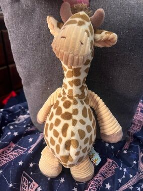 Bunnies by the Bay Plush Giraffe in Cream & Tan